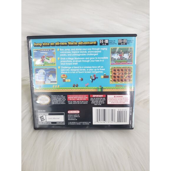 NO GAME New Super Mario Bros (Nintendo DS) Case Only Authentic Replacement‎ - Picture 3 of 3